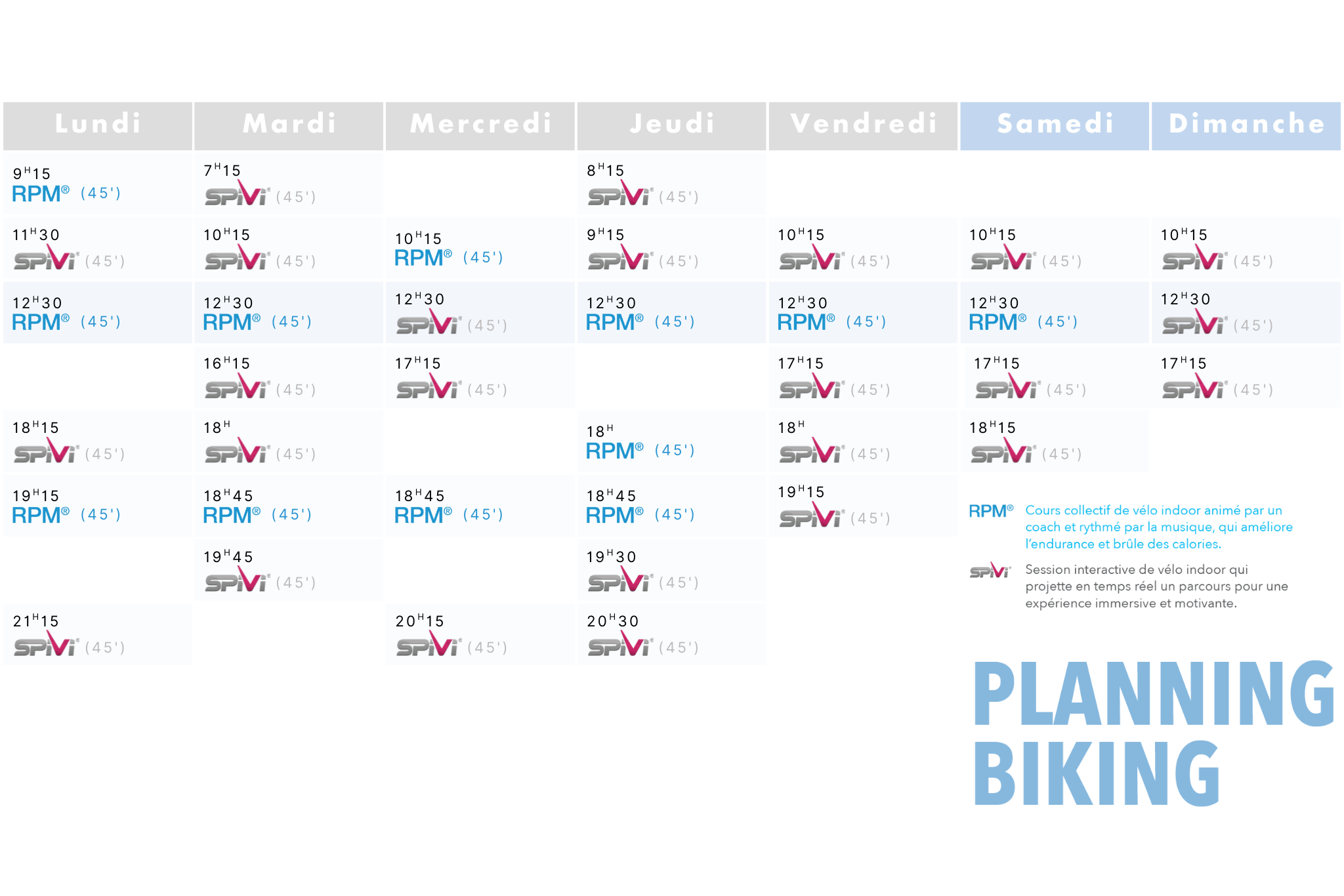 Planning Biking